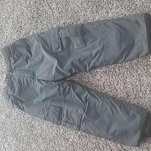 Grey snow pants